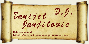 Danijel Janjilović vizit kartica